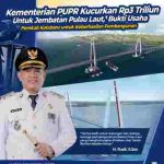 Bukti Usaha, Kementerian PUPR Kucurkan Rp3 Triliun Untuk Jembatan Kotabaru-Tanah Bumbu