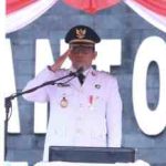 HUT RI Ke-80, Upacara Penurunan Bendera di Tanah Bumbu Berlangsung Khidmat dan Tertib