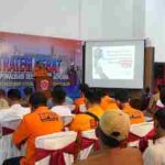 PT Indocement Tunggal Prakarsa Tarjun Bersama BPBD Kotabaru Gelar Sosialisasi Optimalisasi Desa Tangguh Bencana melalui Strategi Hebat