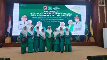 PC Fatayat NU Kotabaru Resmi Dilantik, Siap Perkuat Peran Perempuan