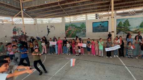 Momentum Muktamar V Wahdah Islamiyah Hadirkan Kebahagiaan Anak-Anak Gaza di Bulan Kemerdekaan RI #ab